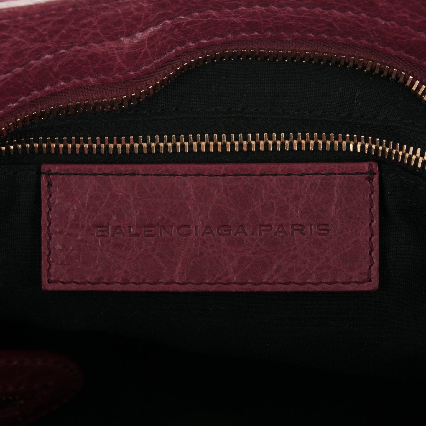 Agneau Giant 12 Rose Gold Hardware City Cassis
