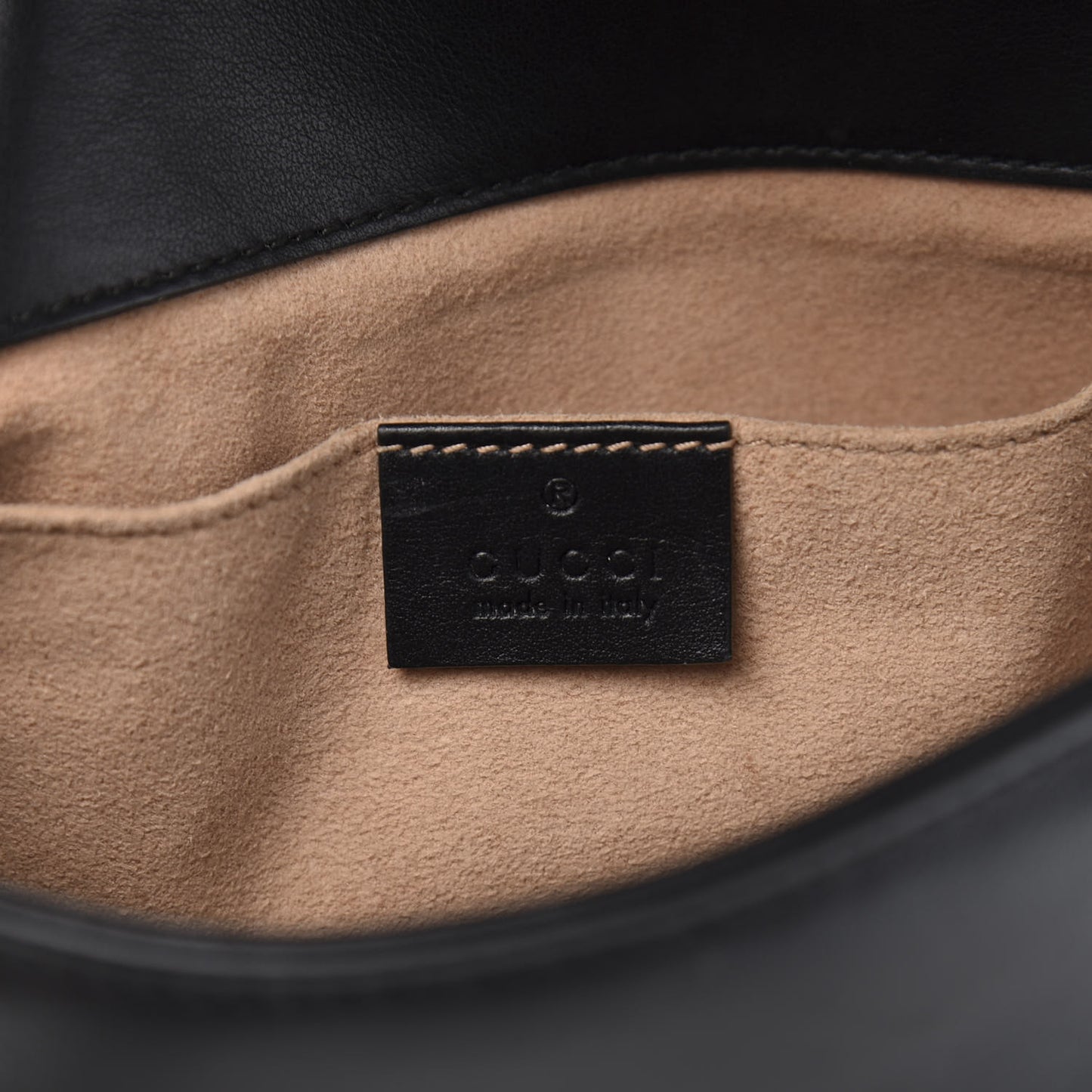 Calfskin Matelasse Mini GG Marmont Shoulder Bag Black
