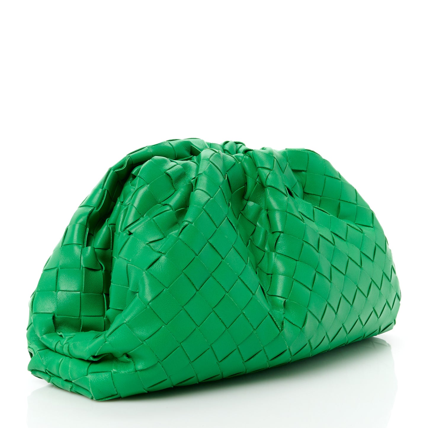 Nappa Maxi Intrecciato Teen Pouch Parakeet