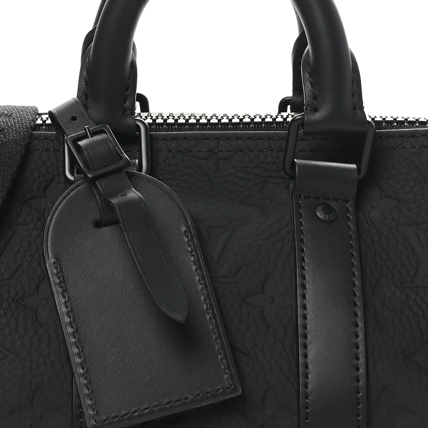 Monogram Taurillon Keepall Bandouliere 25 Black