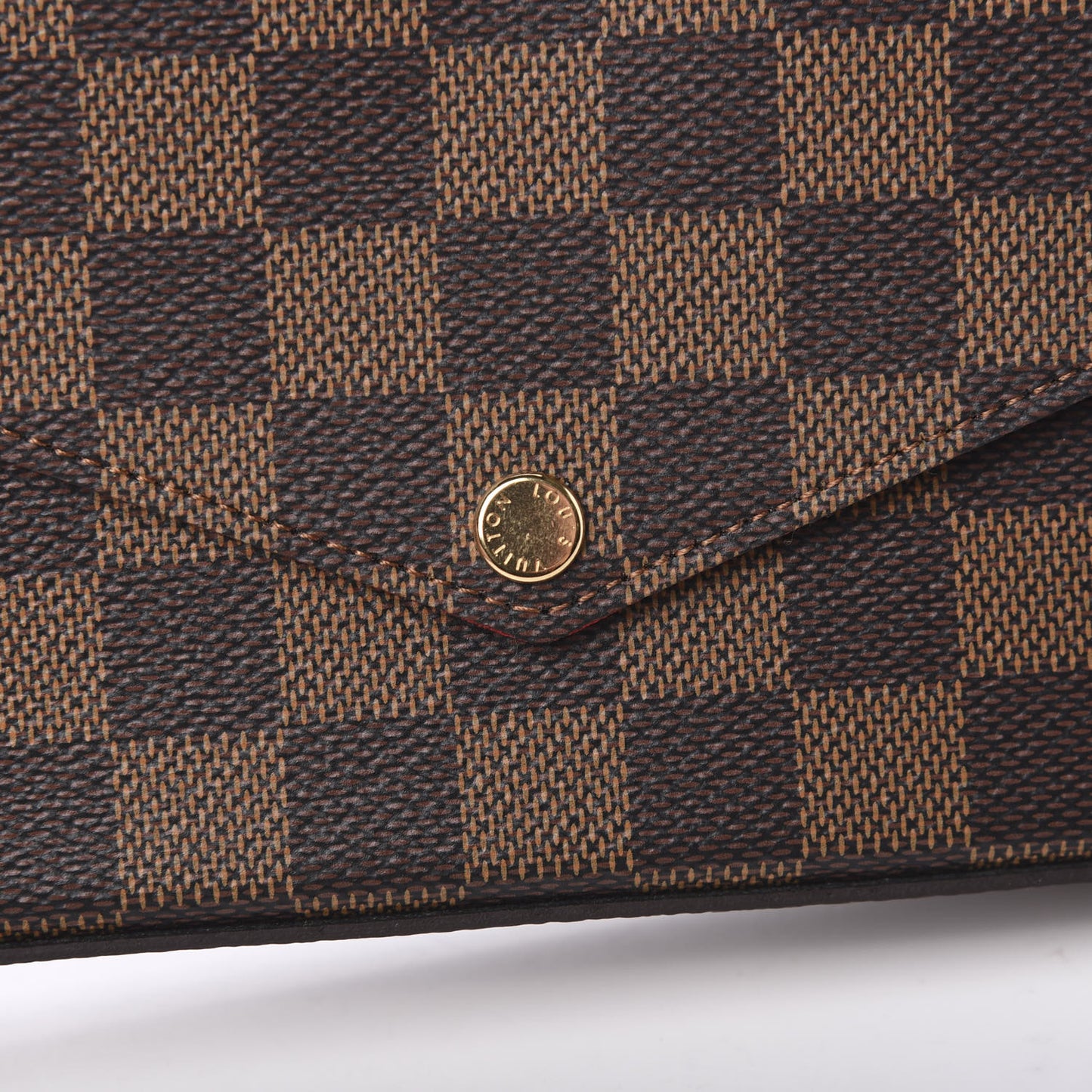 Damier Ebene Pochette Felicie Chain Wallet