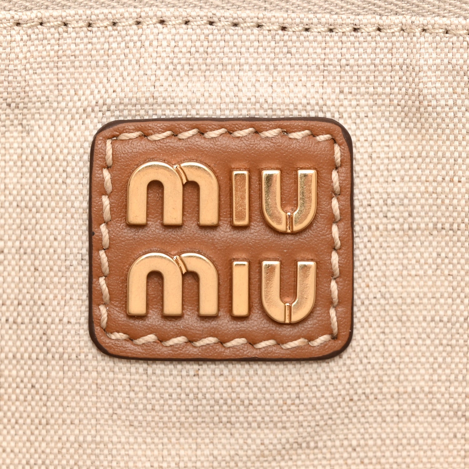 Miu Miu Nappa Ivy Bag Caramel 6 of 10