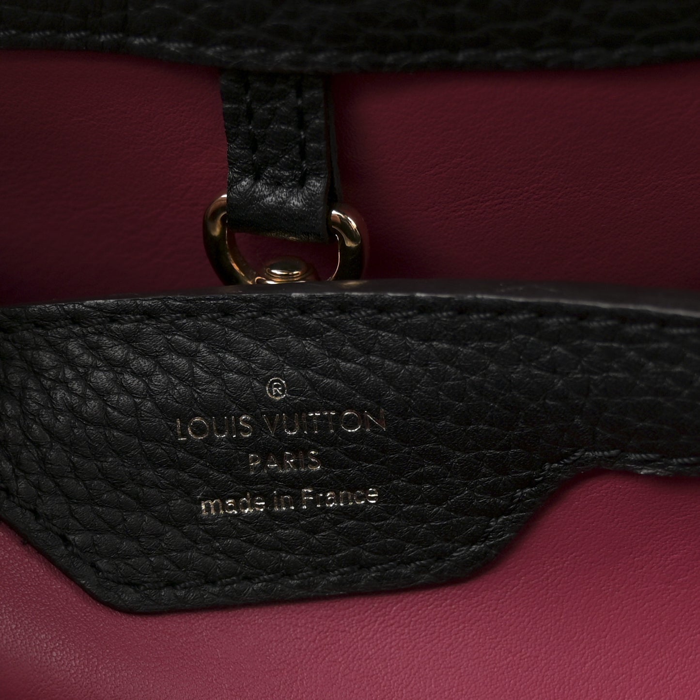 Taurillon Capucines PM Black