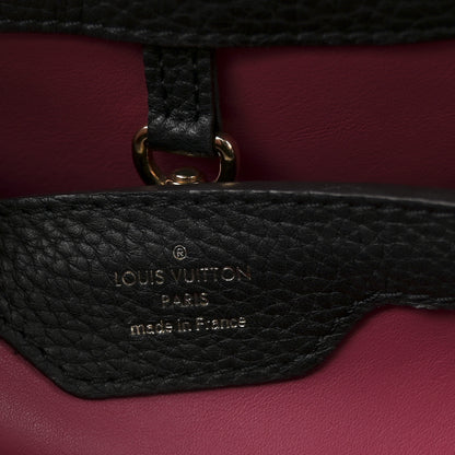 Louis Vuitton Taurillon Capucines PM Black 6 of 9