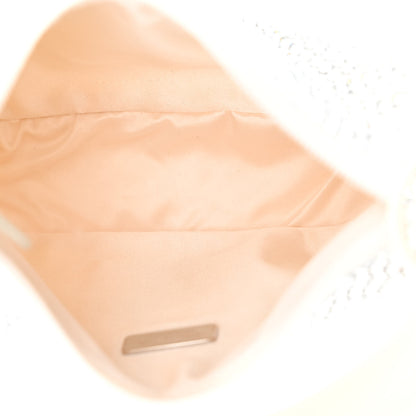 Prada Satin Crystal Mini Re-Edition 2000 Bag White 5 of 11