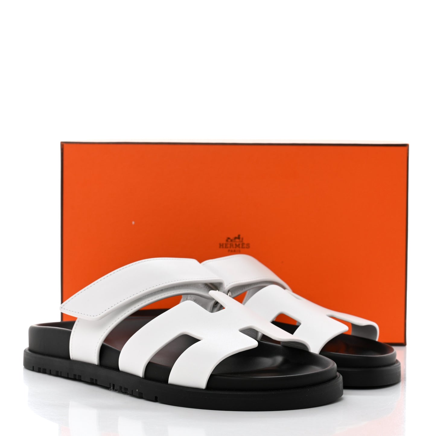 Calfskin Womens Chypre Sandals 36 White