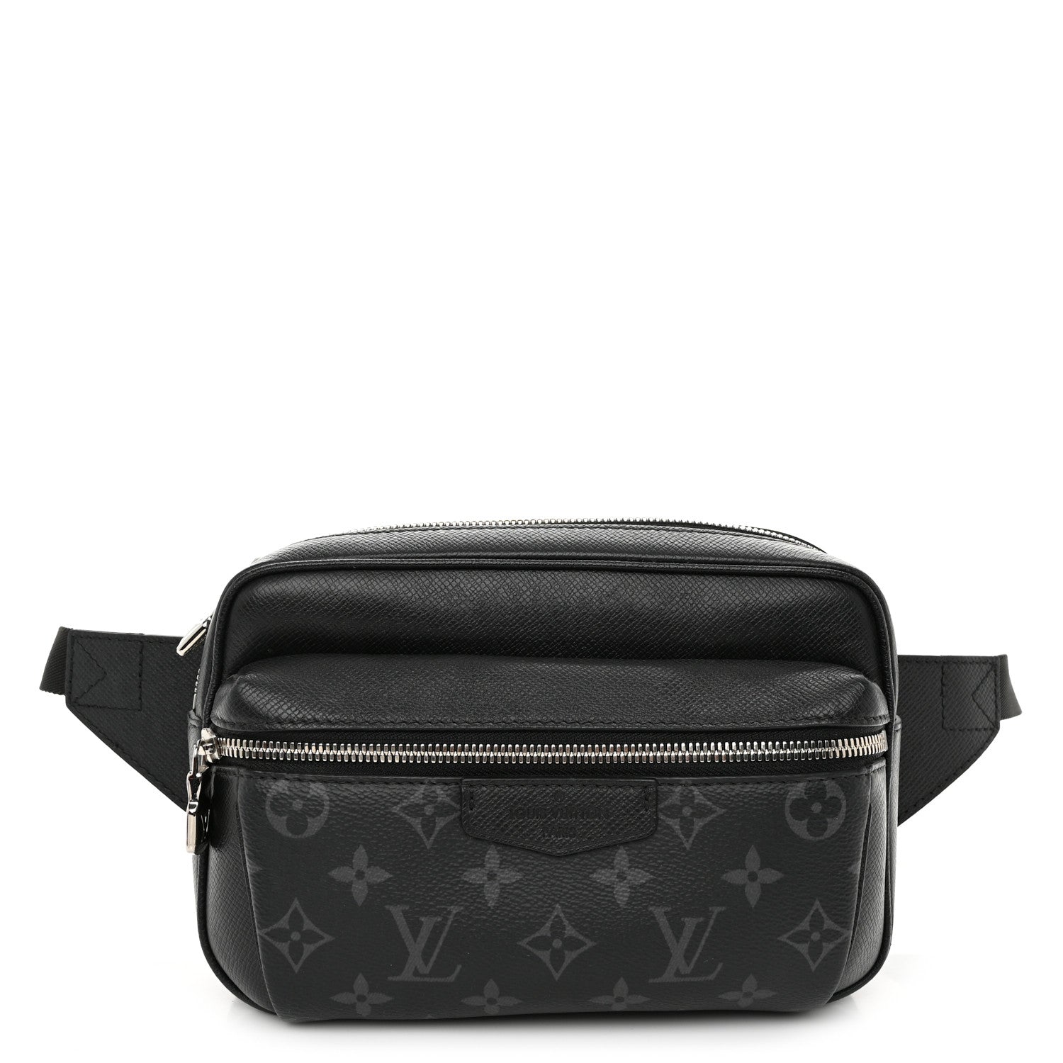 Louis Vuitton Taiga Monogram Eclipse Outdoor Bum Bag Black 1 of 9