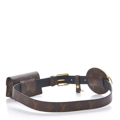Louis Vuitton Monogram 30mm Daily Multi Pocket Belt 80 32 3 of 11