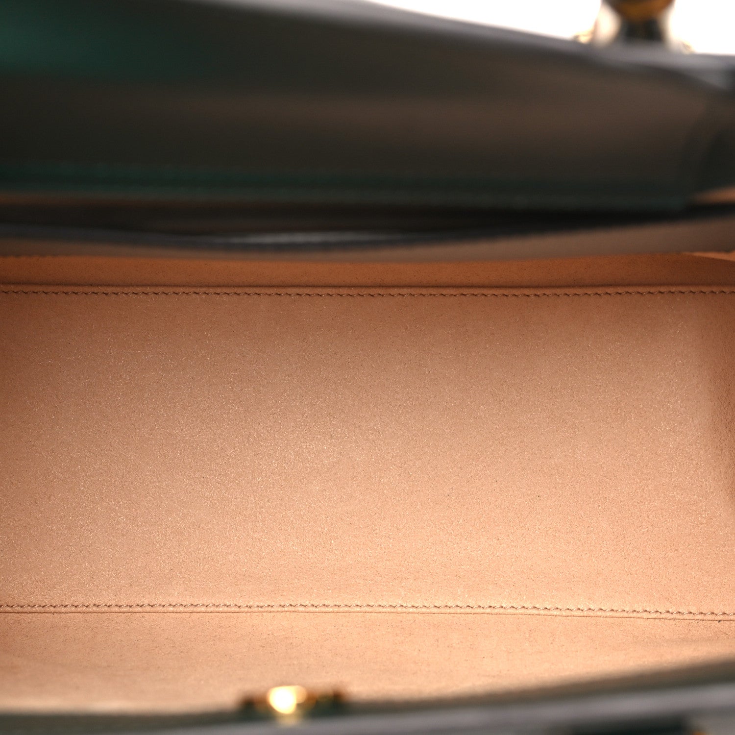 Gucci Textured Dollar Calfskin Web Small Diana Tote Bag Vintage Green Powder Pink 5 of 10