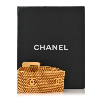 Chanel Metal Mesh Buckle Bracelet Gold 5 of 5