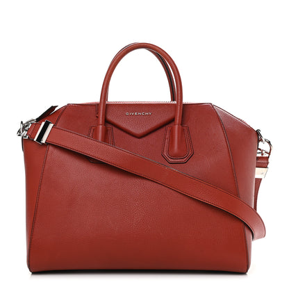 Givenchy Sugar Goatskin Medium Antigona Red 1 of 8