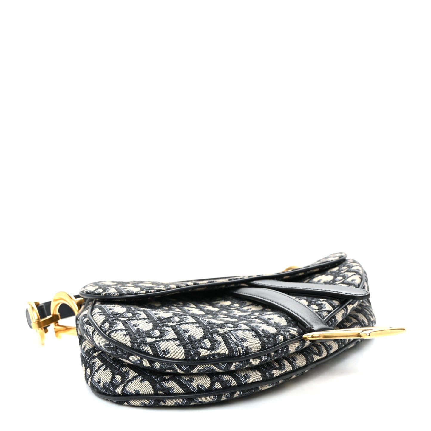 Oblique Saddle Bag Blue
