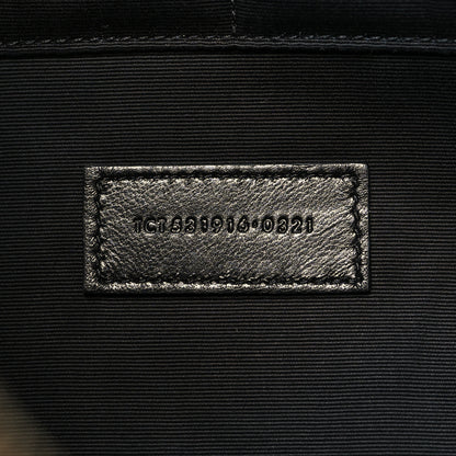 Saint Laurent Canvas Monogram Zipped Pouch Beige Black 7 of 11
