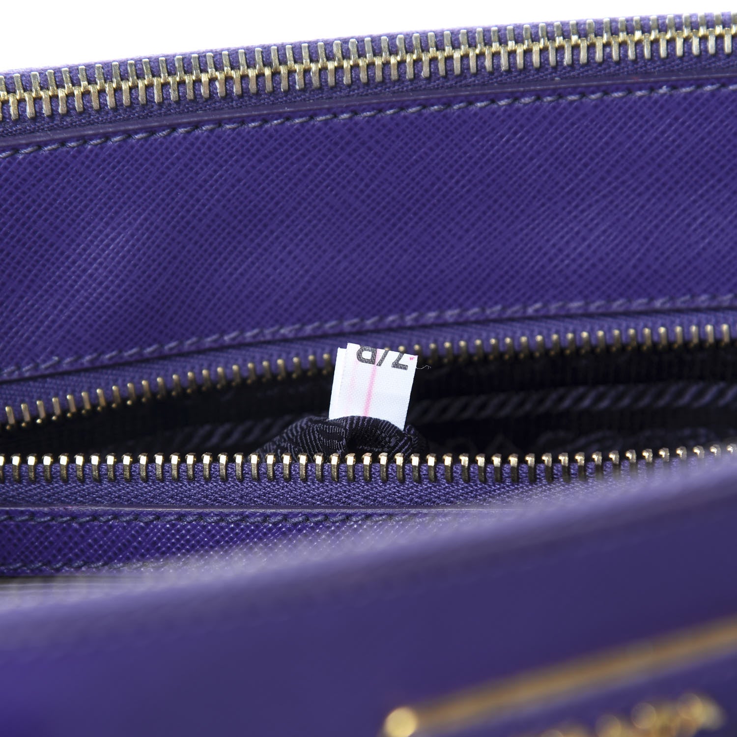 Prada Saffiano Medium Galleria Double Zip Tote Viola 8 of 11