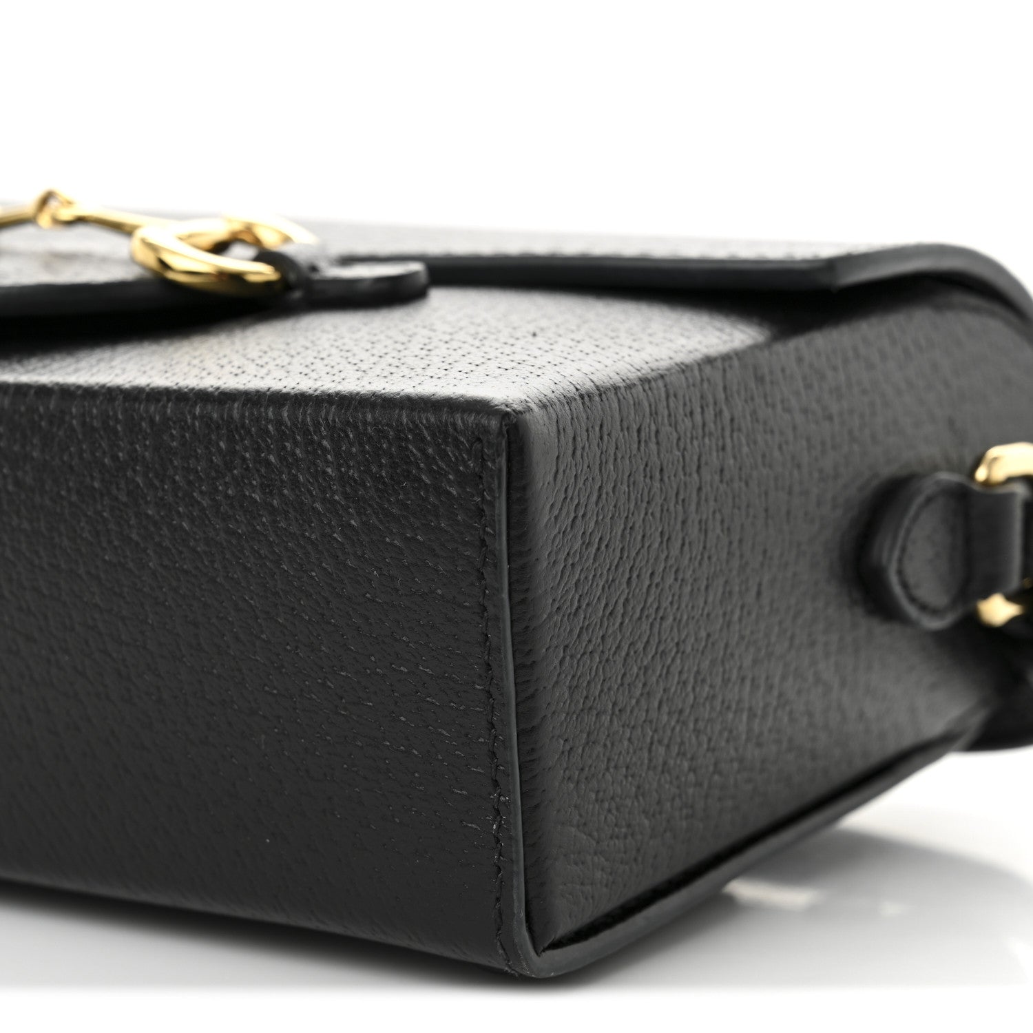 Gucci Calfskin Horsebit 1955 Shoulder Bag Black 10 of 10