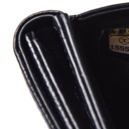 Chanel Caviar Timeless CC Compact Flap Wallet Black 8 of 9