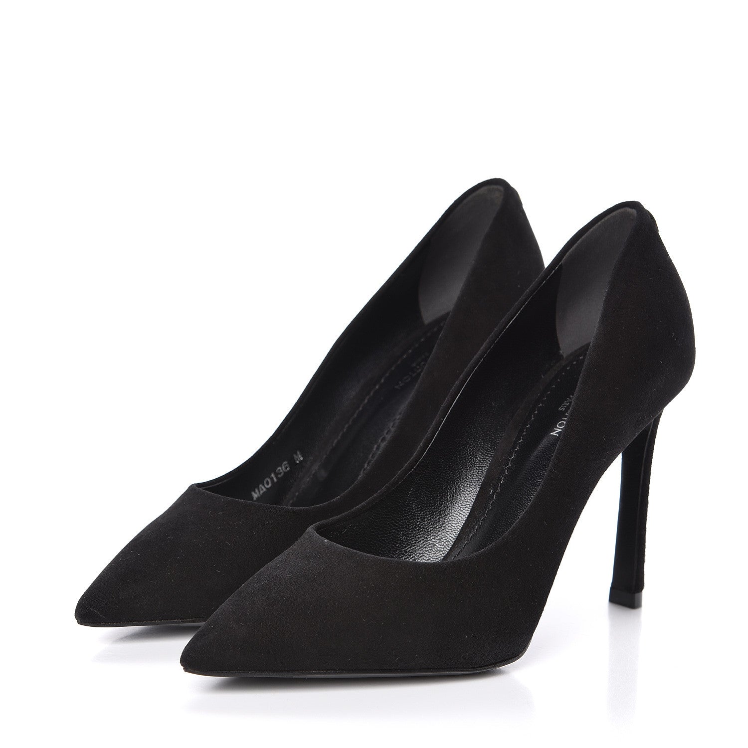 Louis Vuitton Rendez Vous Suede Pumps 35 Black 3 of 9