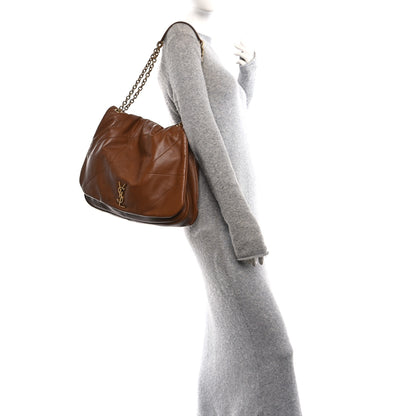 Saint Laurent Lambskin Matelasse Monogram Large Jamie 4.3 Light Fox 2 of 10