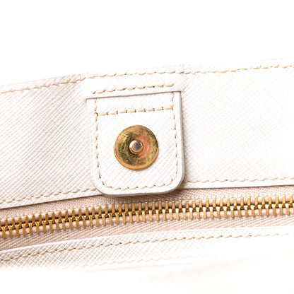 Prada Saffiano Lux Medium Tote Talco 15 of 19