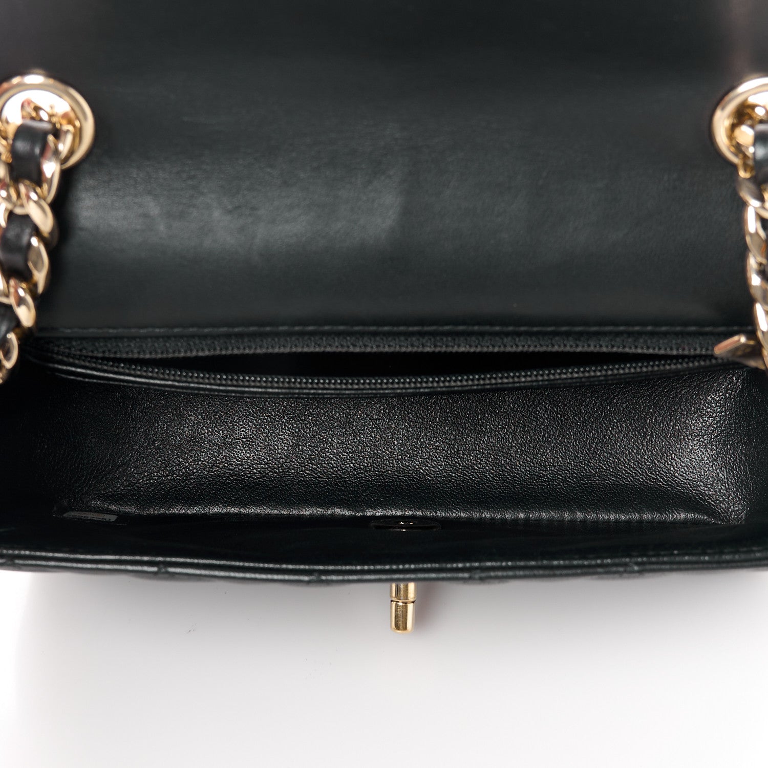 Chanel Lambskin Quilted Mini Coco Charms Rectangular Flap Black 5 of 11