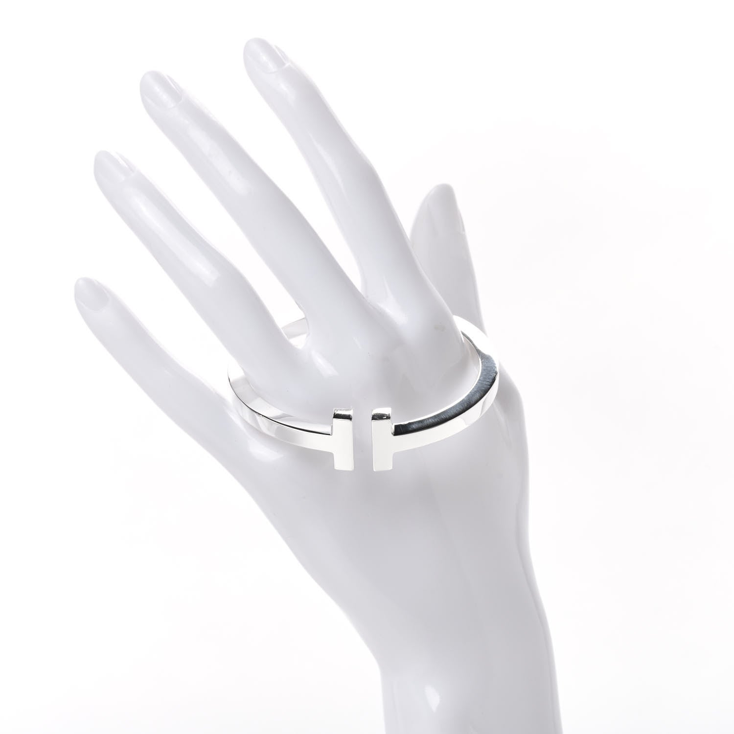 Tiffany Sterling Silver T Square Bracelet 2 of 5