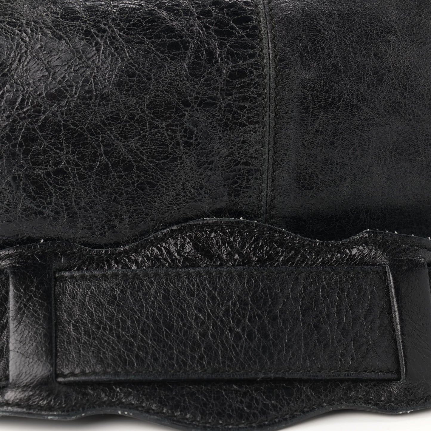 Agneau Giant 21 Silver Hardware Part Time Black