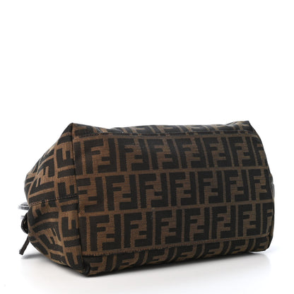Fendi Zucca Calfskin Romano Selleria Shoulder Bag Tobacco 3 of 5