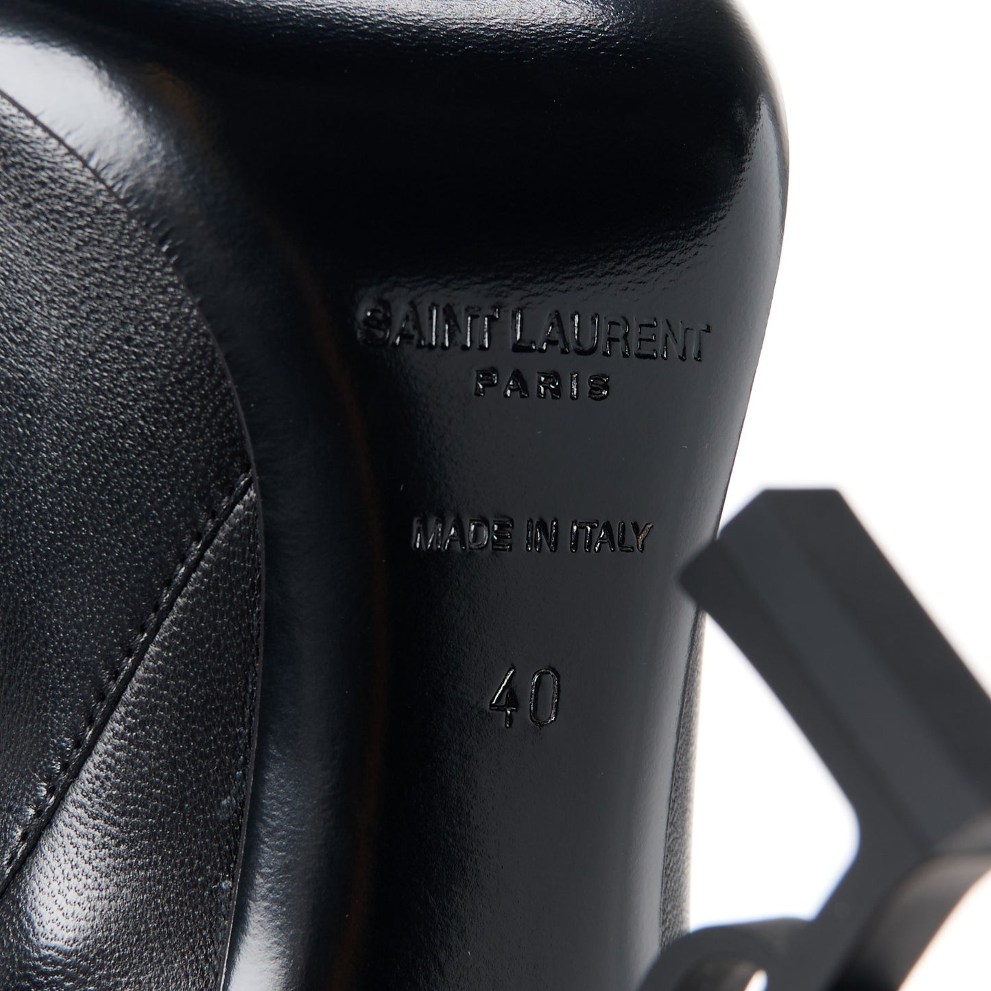 Calfskin Opyum Ankle Boots 40 Black
