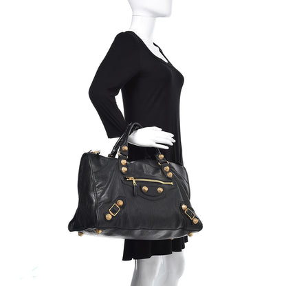 Balenciaga Agneau Giant 21 Gold Hardware Work Black 2 of 13