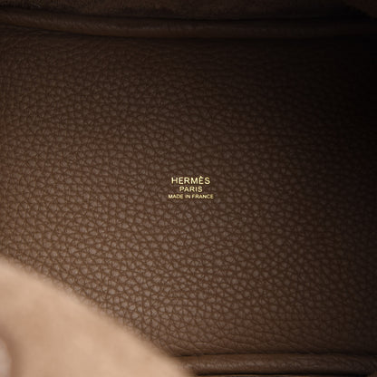 Hermes Taurillon Clemence Picotin Lock 18 PM Etoupe 8 of 11