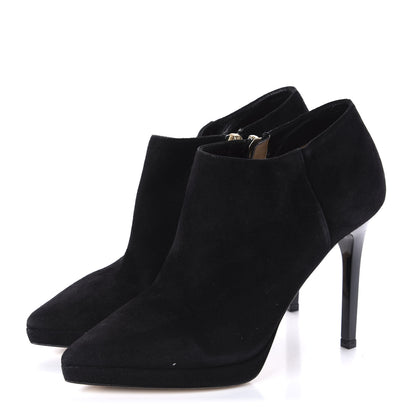 Jimmy Choo Suede Lindsey Sue 100 Ankle Boots 36 Black 3 of 10