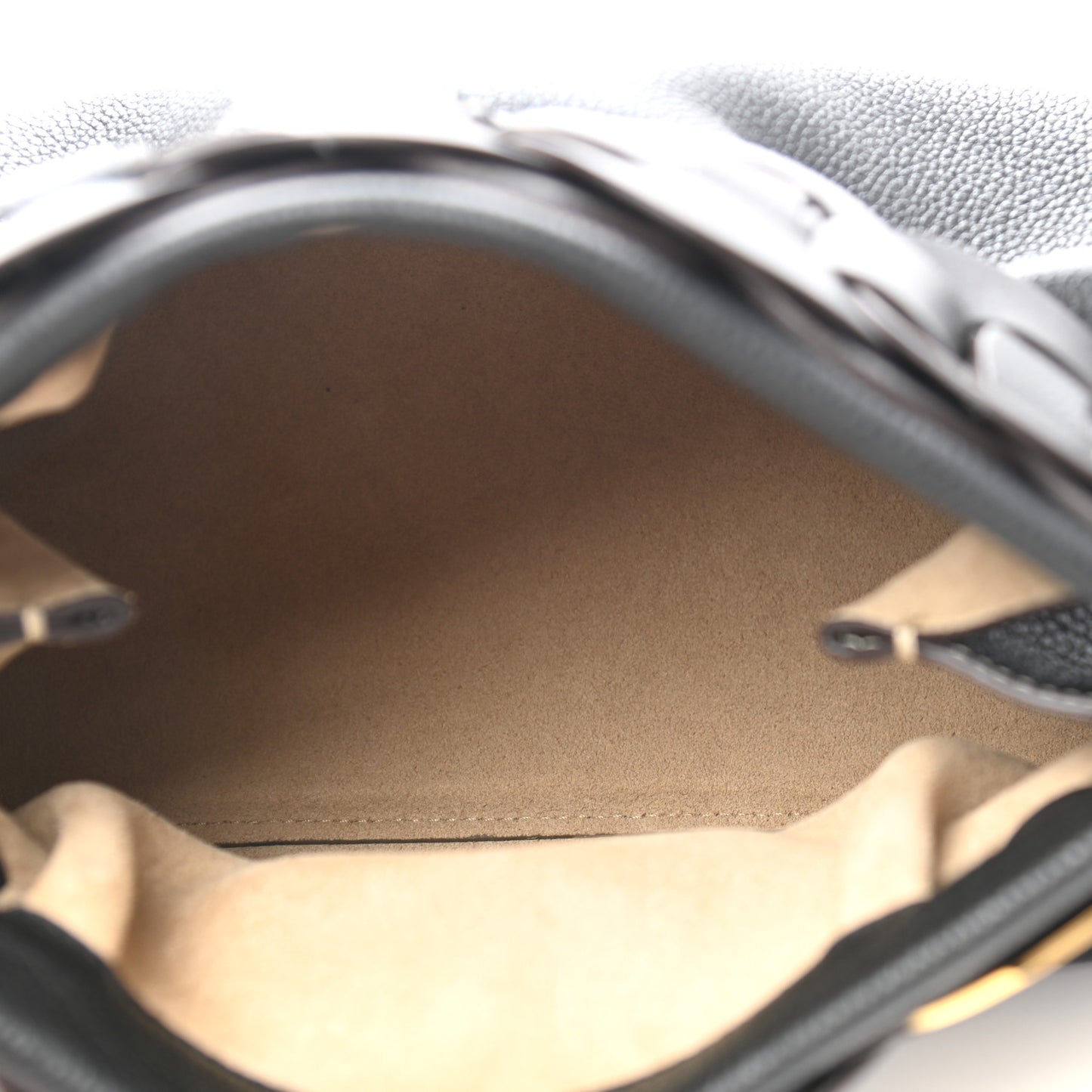 Grained Calfskin Darryl Clutch Black