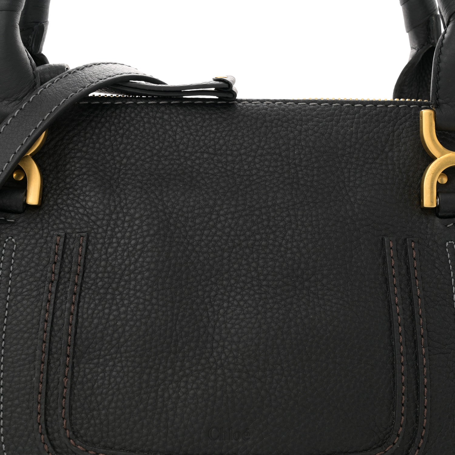 Chloe Calfskin Medium Marcie Satchel Black 8 of 11