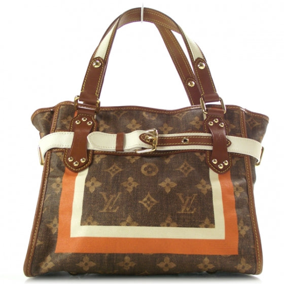 Louis Vuitton Monogram Rayures Tisse Sac PM 1 of 9