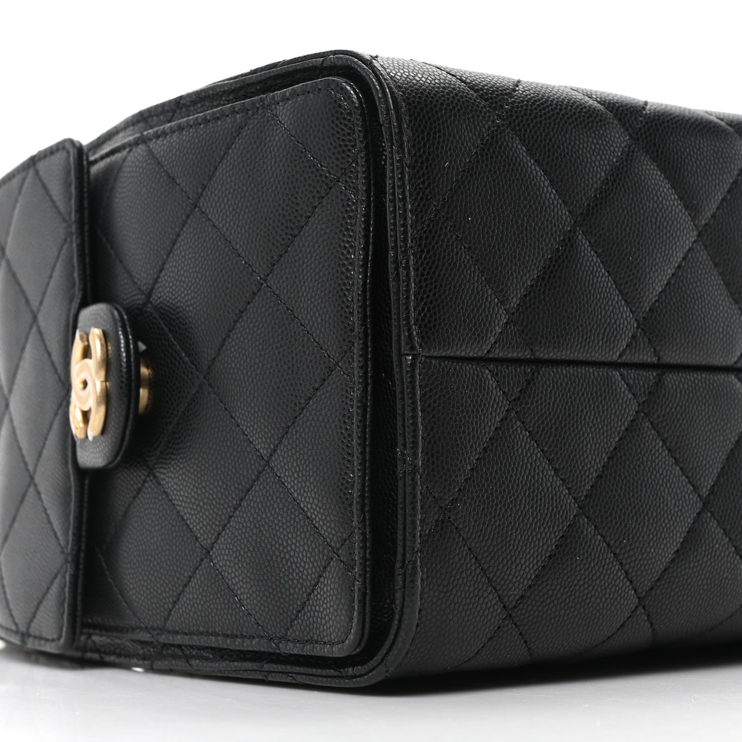 Caviar Quilted Small Chanel 25 Handbag Black