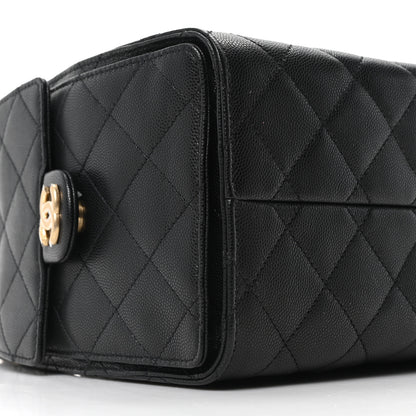 Chanel Caviar Quilted Small Chanel 25 Handbag Black 9 of 11