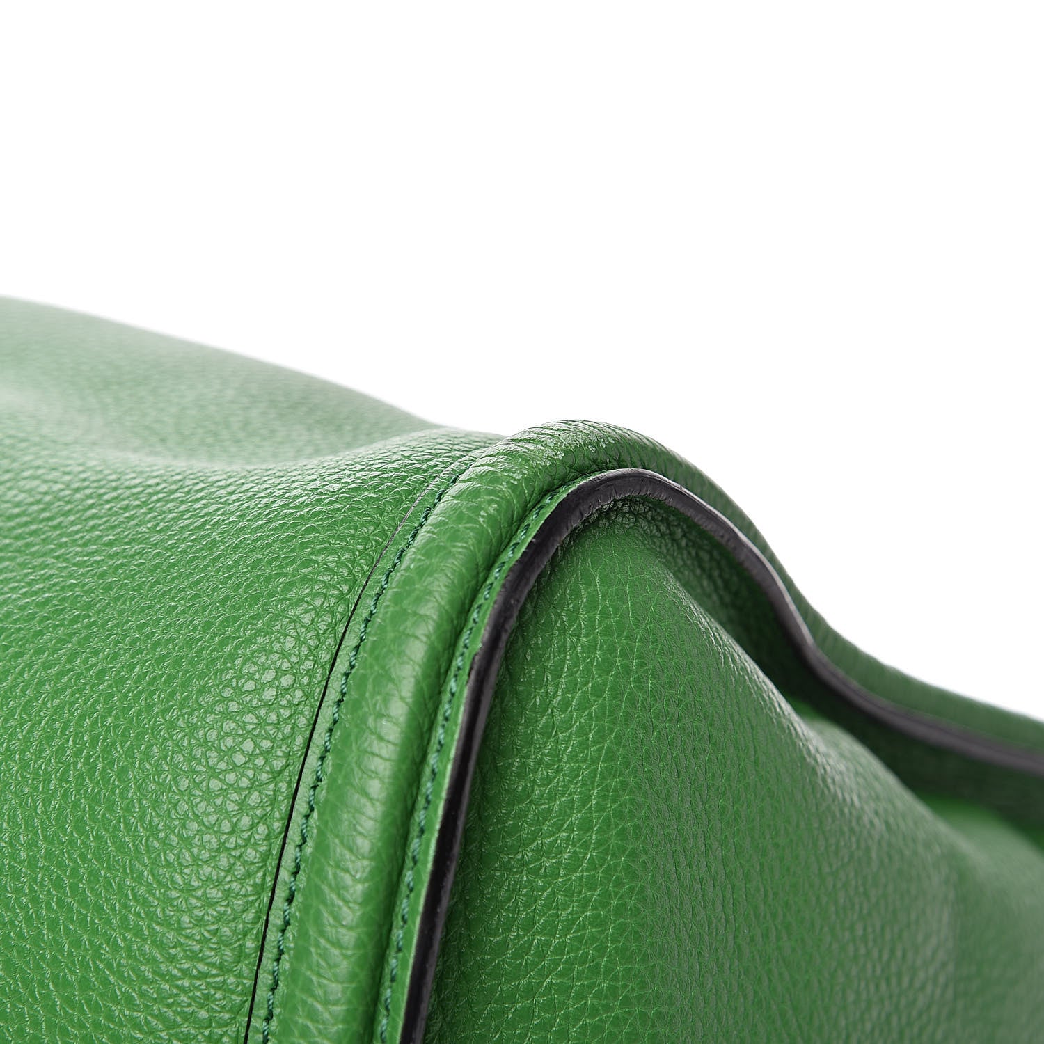 Alexander McQueen Pebbled Calfskin Large Skull Padlock Zip Around Tote Green 10 of 13
