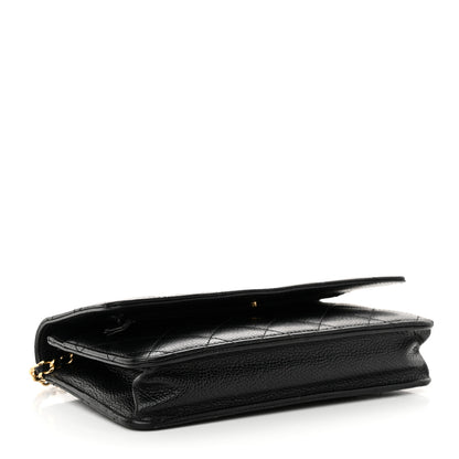 Chanel Caviar Quilted Wallet on Chain WOC Black 4 of 21
