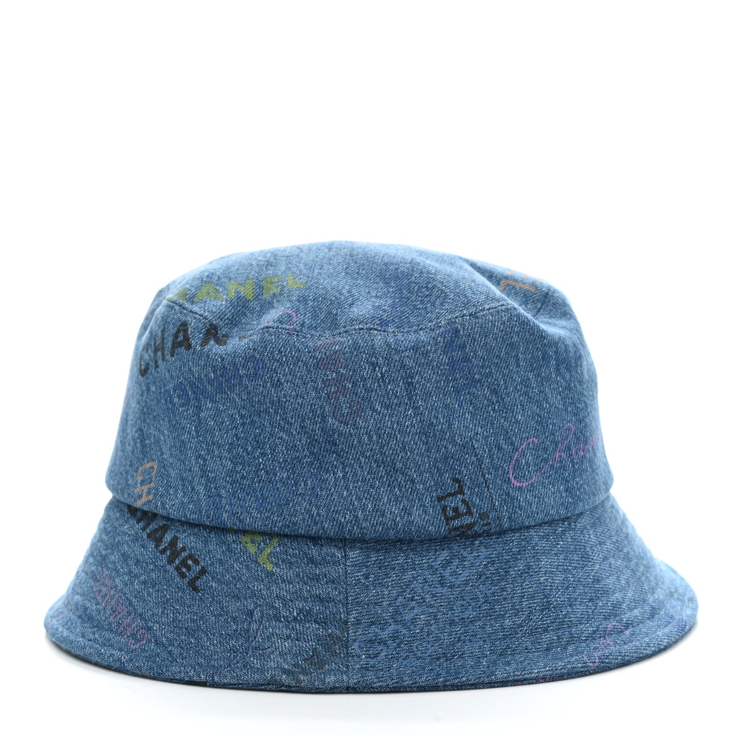 Denim Mood Cloche Bucket Hat S Blue