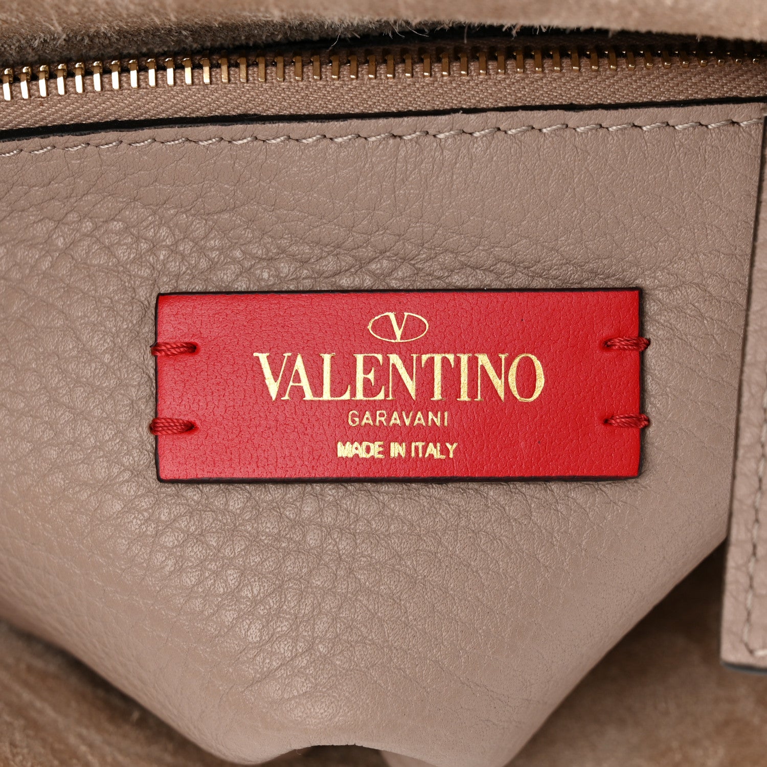 Valentino Garavani Grained Calfskin Small Rockstud Flap Crossbody Bag Poudre 6 of 9