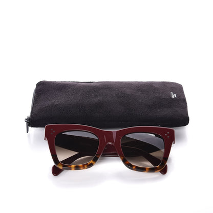 Celine Catherine Sunglasses CL 41098/F/S Burgundy Havana 7 of 7
