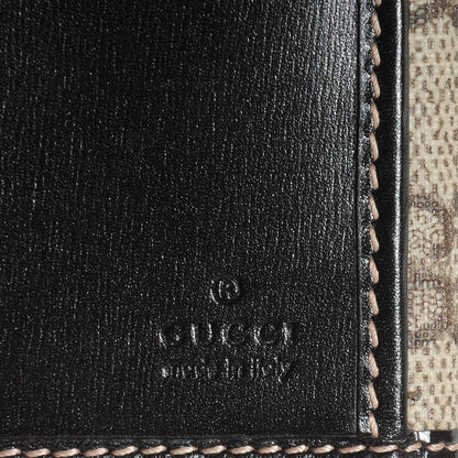 Gucci GG Plus Monogram Icon Bar Continental Flap Wallet Dark Brown 6 of 7