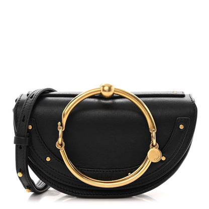 Chloe Calfskin Small Nile Bracelet Minaudiere Bag Black 1 of 20