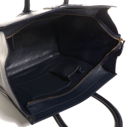Celine Smooth Calfskin Mini Luggage Navy 5 of 11