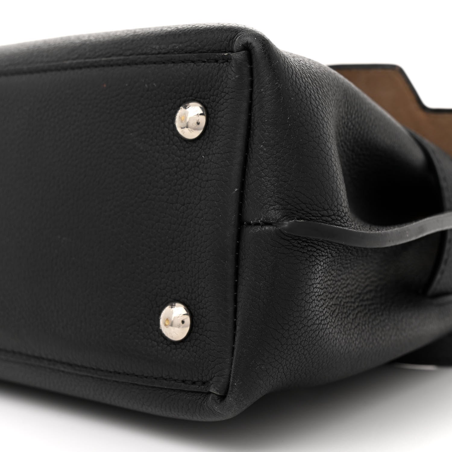 Louis Vuitton Calfskin Lockme Ever BB Black 9 of 18
