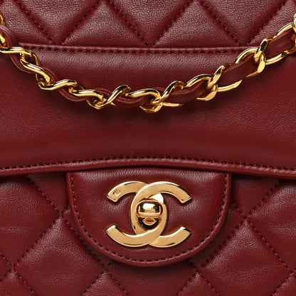 Chanel Lambskin Quilted Small Single Flap Red 7 of 14