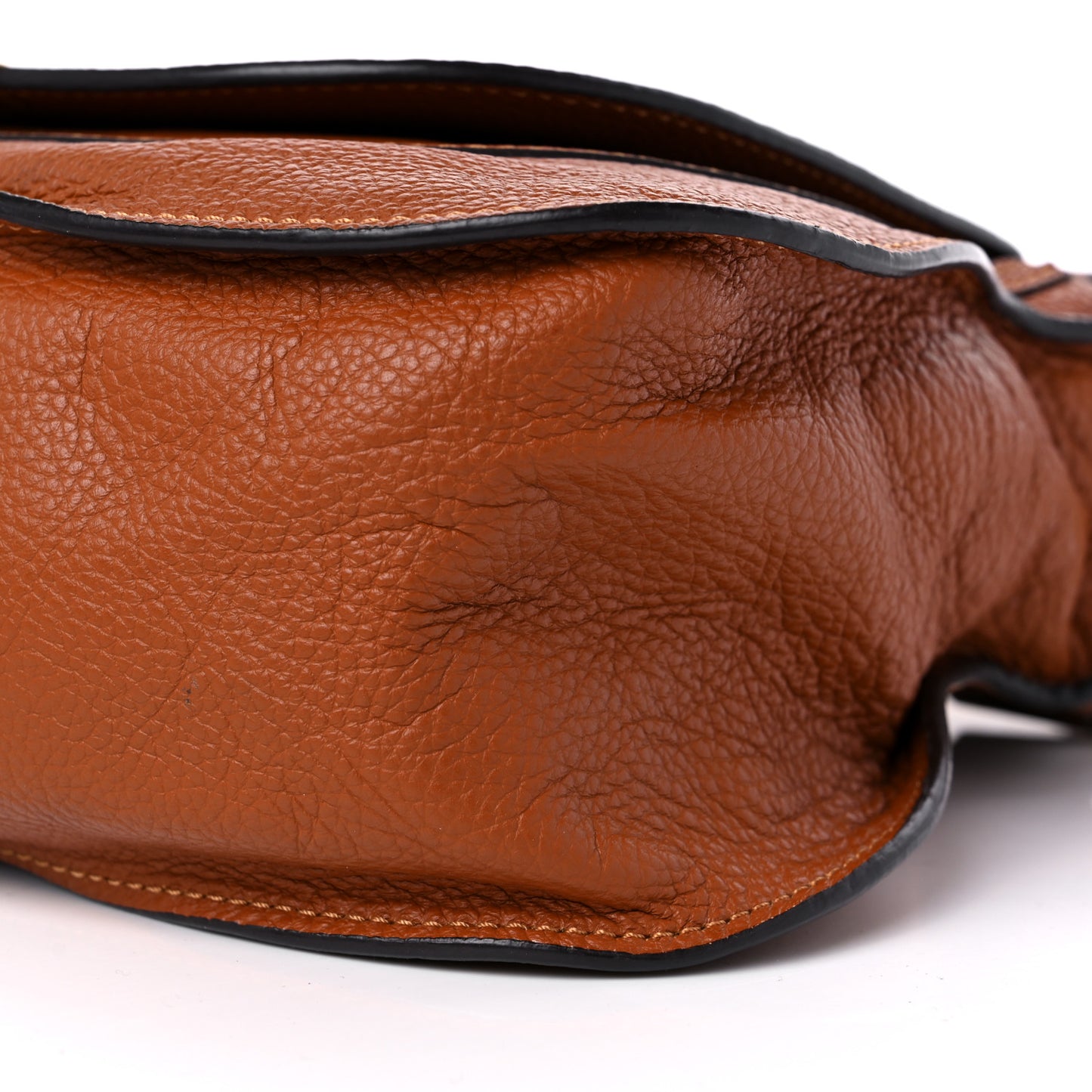 Calfskin Medium Marcie Satchel Tan