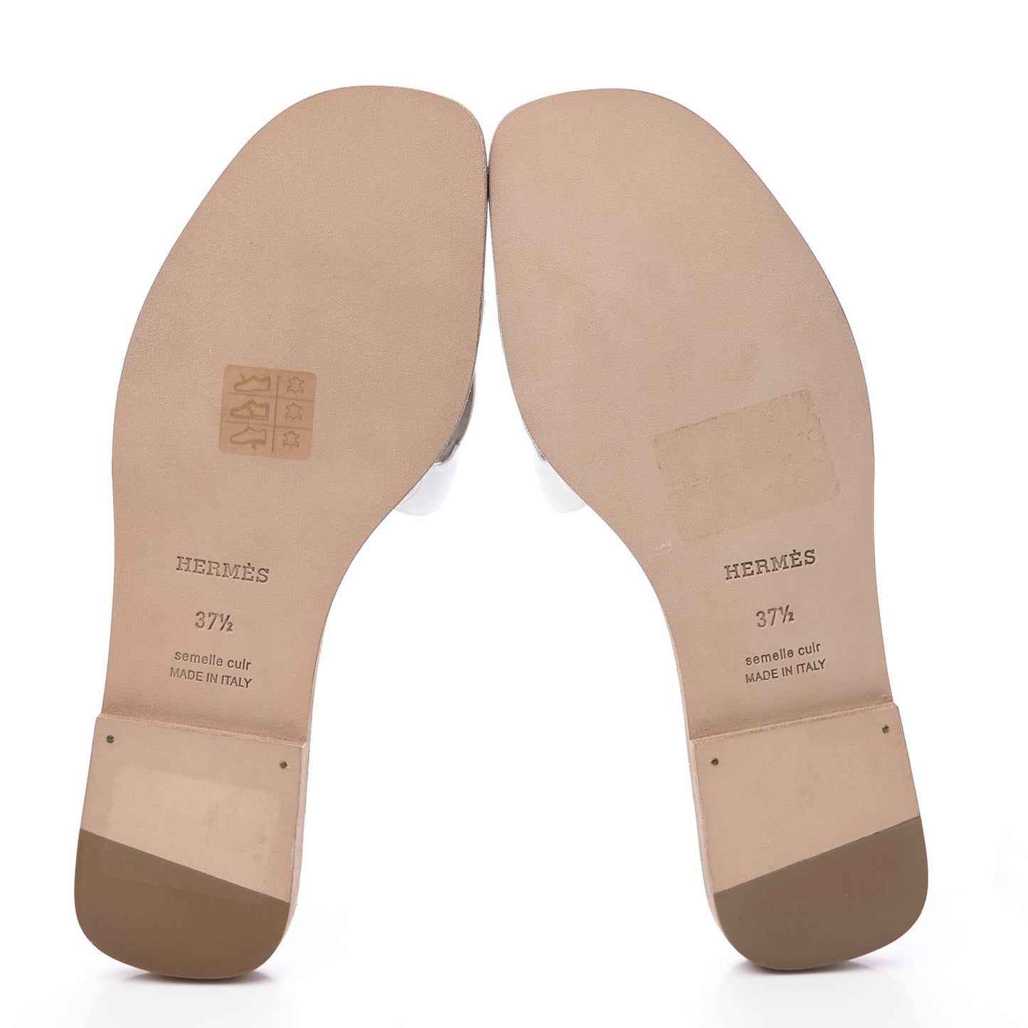 Calfskin Omaha Sandals 37.5 White