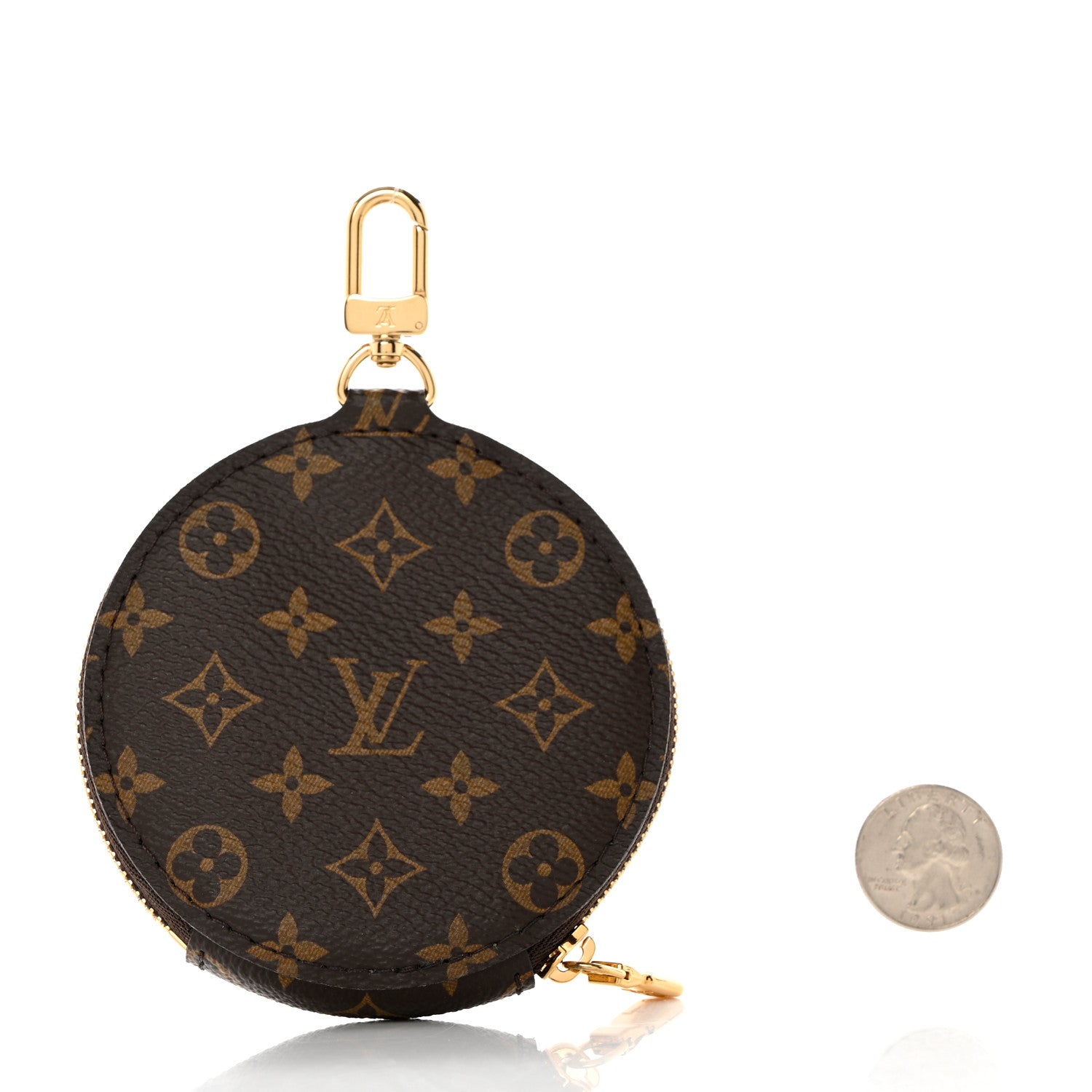Louis Vuitton Monogram Multi Pochette Accessories Round Coin Purse 2 of 5