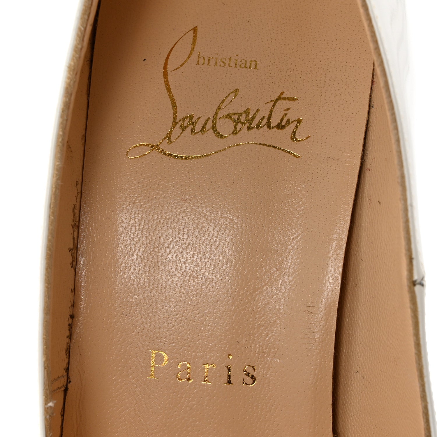 Christian Louboutin Patent Bianca 120 Pumps 36.5 White 8 of 10